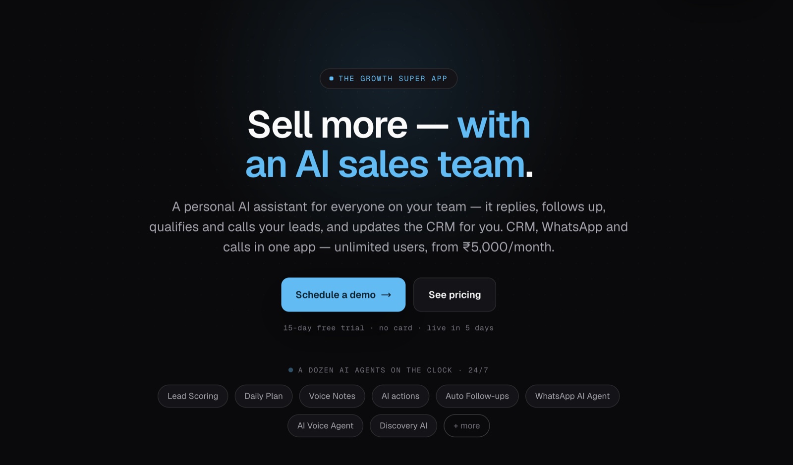SmartBDM sales workspace
