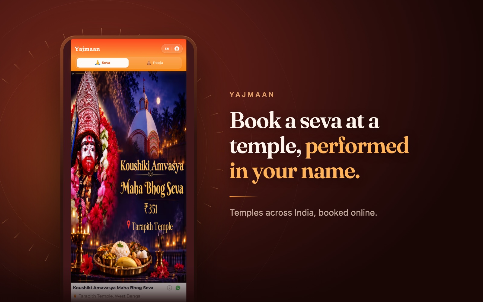 Yajmaan seva booking app